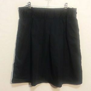 Banana Republic Black Cotton Skirt